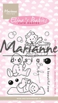 Ec0176 Clear stamp - Eline's Cute Babies