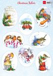 Vk9578 Knipvel - Christmas - Robins - A4