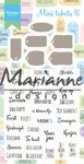 Cs1028 Clear stamp Mini labels Nederland