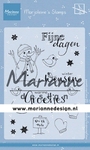 Mz1905 Clearstamp Marjoleine's Sneeuwman