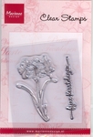 Cs0829 Clear stamp Amaryllis