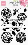 Cs1046 Colorful Silhouette - Roses