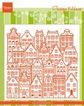 Df3458 Embossing folder - Dutch houses