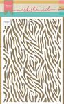 Ps8070 Craft stencil - Zebra - A5
