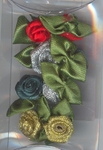 Cp8933 Ribbon Roses Christmas