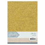 Cdegp017 Glitter Paper Dark Gold A4 6vel