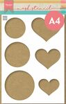 Ps8115 Circles & hearts - A4