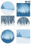 Vk9596 Knipvel - Winter landscapes - A4
