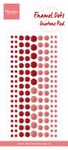 Pl4521 Enamel dots - Duotone Red