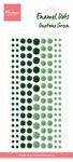 Pl4522 Enamel dots - Duotone Green