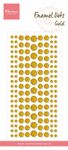Pl4523 Enamel dots - Gold Glitter