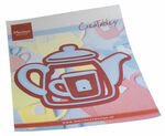 Lr0803 Creatable snijmal - Teapot & glas