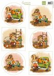 Vk9603 Knipvel - Gnomes - Pumpkins A4