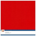 10x Linnenkarton 30.5x30.5cm Rood