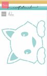 Ps8180 Craft stencil - Cat by Marleen