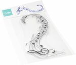 Cs1174 Stempel - Music Swirl