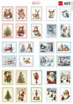 Vk9632 Knipvel - Stamps - Winter - A4