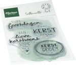 Cs1182 Stempel - Kerstwensen 4 teksten