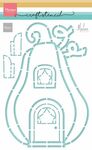 Ps8189 Craft Stencil - Pumpkin cottage