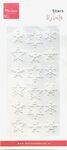 Ca3215 Stars - Pearls white - 18 sterren