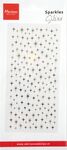 Marianne design Sticker Sparkles Silver CA3229 | Glitter Decoratie