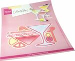 Marianne design Col1592 Collectable - Martini Glass by Marleen