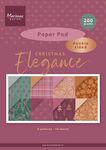 Marianne design Pk9223 Paperbloc - Christmas Elegance - A4