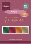 Marianne design Pk9225 Paperbloc - Christmas Elegance metallics A5