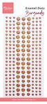 Marianne design Pl4542 Enamel dots - Burgundy - 198 dots, 3 maten