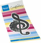 Marianne design Cr1743 Craftable snijmal - Music treble