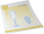 Marianne design Lr0988 Creatable snijmal - Large Champagne glas