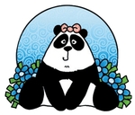 Co9608 Corrie's Clear stamp panda