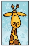 Co9609 Corrie's Clear stamp - Giraffe